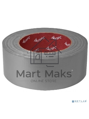Лента клейкая КУРС РОС TPL, армированная тканью, 48 мм х 10 м 11701