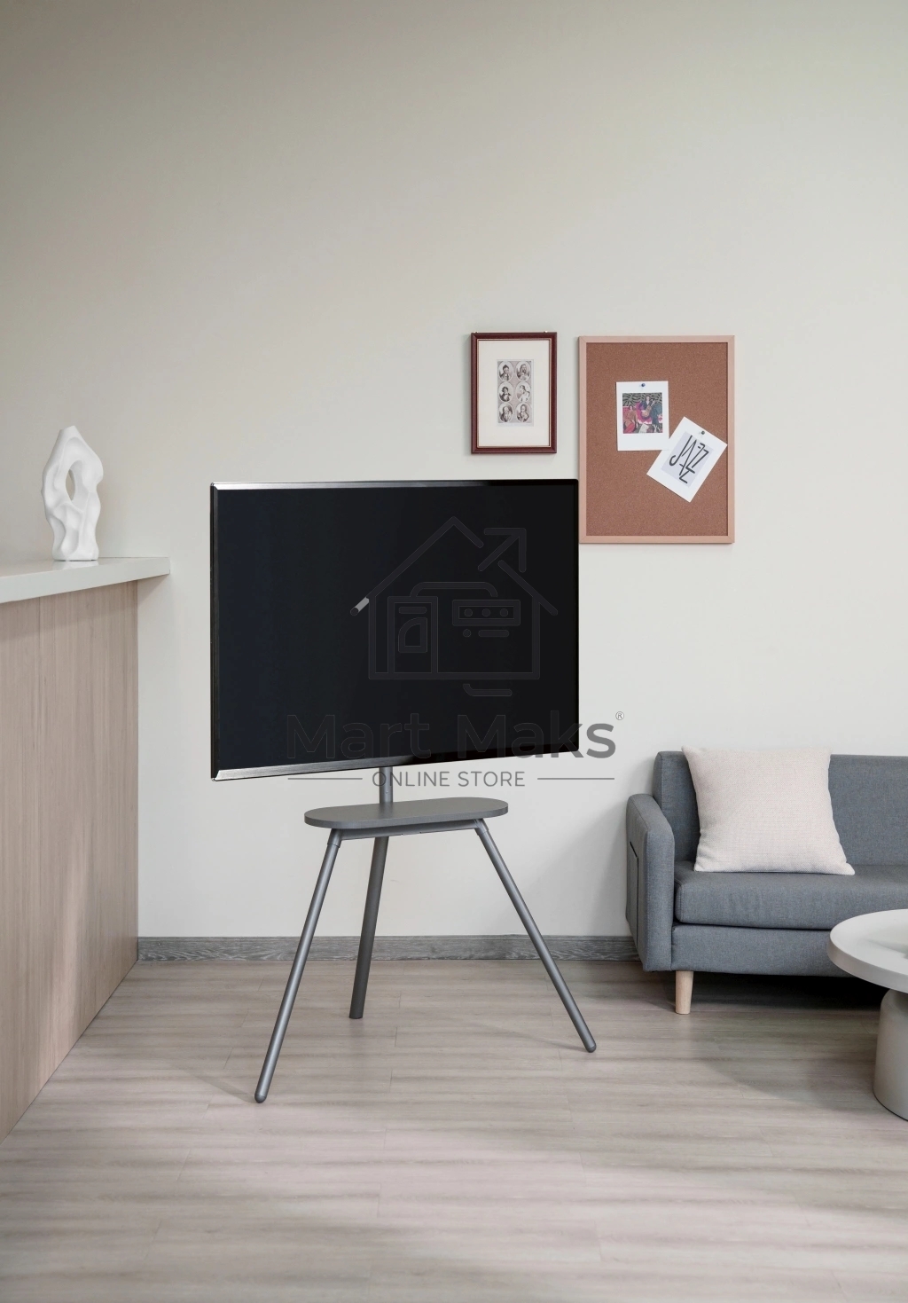 Подставка для телевизора Cactus CS-ST2844GY темно-серый 43
