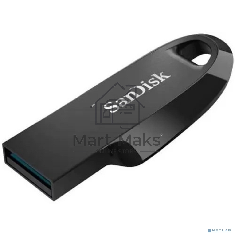 Флешка USB R/W 256GB SanDisk CZ550 Ultra Curve, USB 3.2 Black