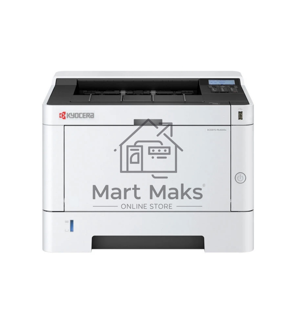 Принтер лазерный Kyocera ECOSYS PA4000x (110C153NL0), A4, монохромный, Duplex, печ. до 40 стр/мин, 1200x1200dpi, USB 2.0, Ethernet