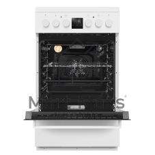 Плита электрическая Maunfeld MEC57CW08TD белый, конфорок 4 шт, духовка 59 л, 50 см x 85 см x 60 см