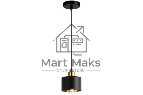Светильник Ambrella light TR8113 BK/BS черный/латунь E27 max 40W D120*940