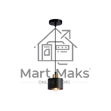 Светильник Ambrella light TR8113 BK/BS черный/латунь E27 max 40W D120*940