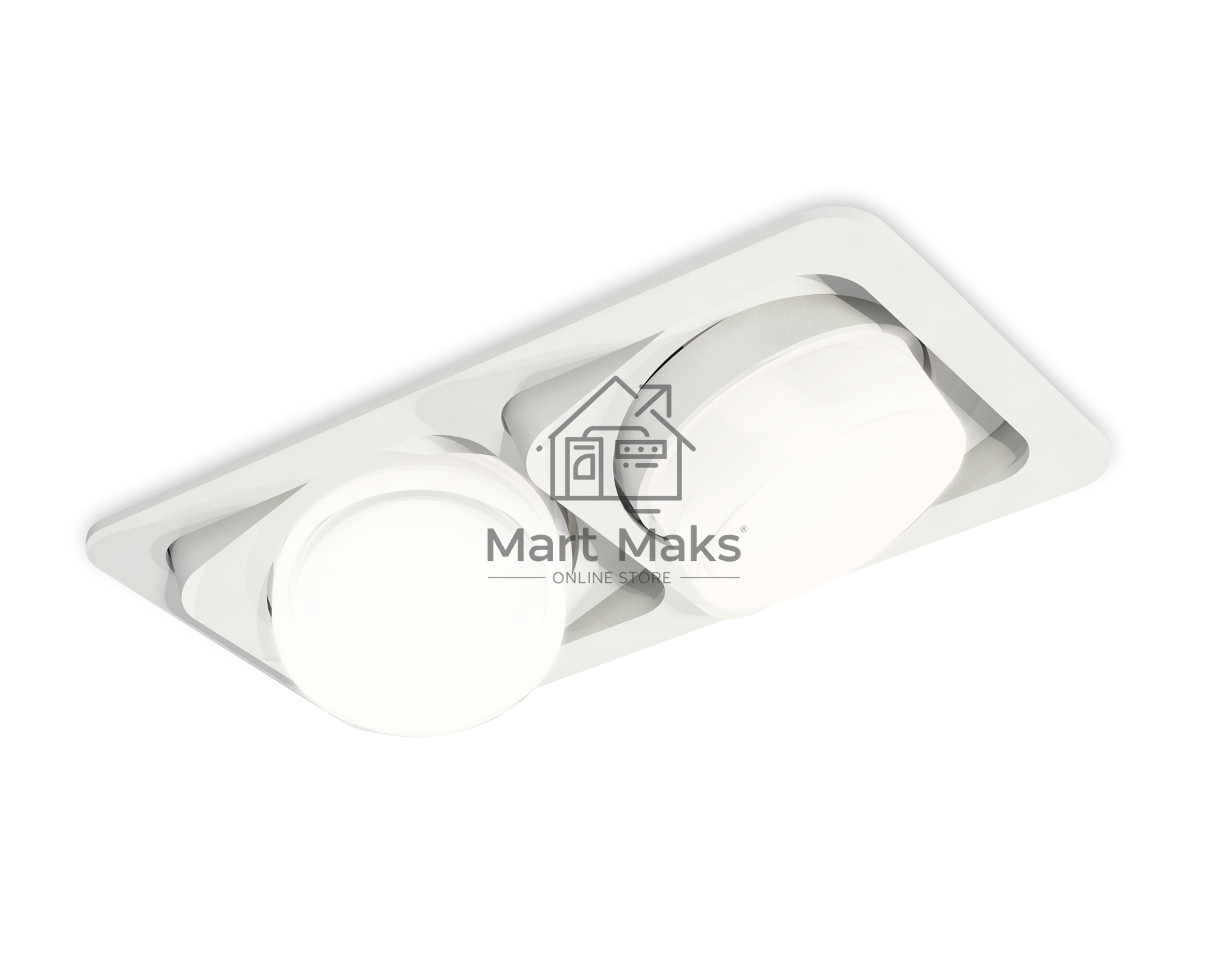 Комплект встраиваемого поворотного светильника Ambrella light XC7663083 SWH/FR/CL белый песок/белый матовый/прозрачный MR16 GU5.3 (C7663, N7160)