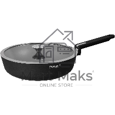 Сотейник Rondell Modern RDA-1724, 28 см, с крышкой, черный
