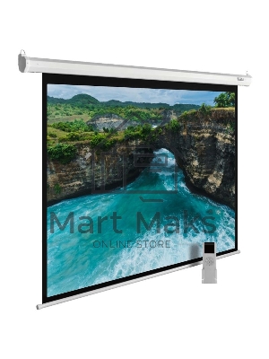Экран Cactus 150x200см MotoExpert CS-PSME-200x150-WT 4:3 настенно-потолочный рулонный белый (моторизованный привод)