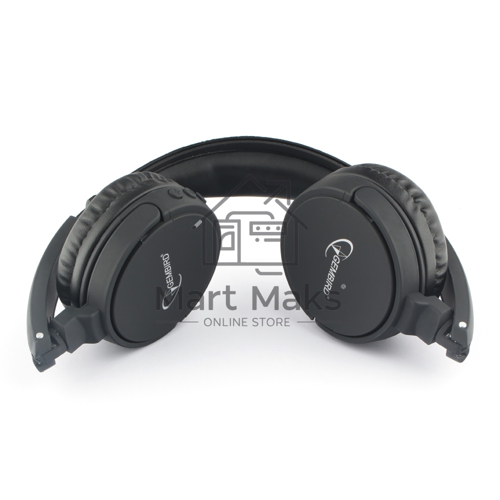 Гарнитура стерео беспров. Gembird BHS-100 черный Bluetooth v.5.0