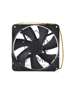 Вентилятор для корпуса Gembird 16610 черный, 140 мм, 1500 об/мин, 32.5 дБ, 3 pin