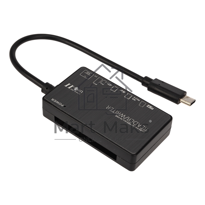 Картридер Rexant Type-C для SDXC/SDHC/SD/MMC