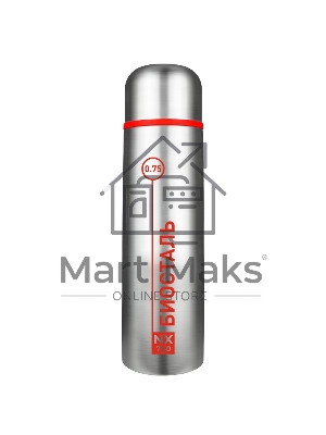 Термос Biostal (0,75 литра) пробка с ситечком, стальной