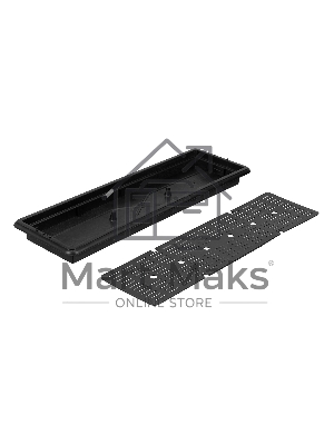 Поддон для рассады 600х185х45 мм, пластиковый, дренаж. система, под 14 горшочков 460 мл. Palisad