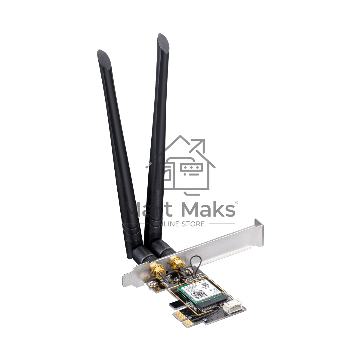 Сетевой адаптер Wi-Fi + Bluetooth Cudy WE3000 AX3000 PCI Express (ант.внеш.съем) 2ант.