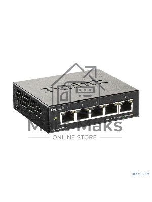 Коммутатор D-Link DGS-1100-05V2/A1A, L2 Smart Switch with 5 10/100/1000Base-T ports.8K Mac address, 802.3x Flow Control, Port Trunking, Port Mirroring, IGMP Snooping, 32 of 802.1Q VLAN, VID range 1-4094, Loopba
