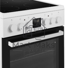 Плита электрическая Maunfeld MEC57CW08TD белый, конфорок 4 шт, духовка 59 л, 50 см x 85 см x 60 см