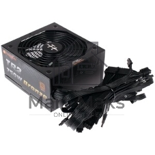 Блок питания Thermaltake ATX TR2 S, 750Вт, 80 PLUS WHITE, 120мм, черный