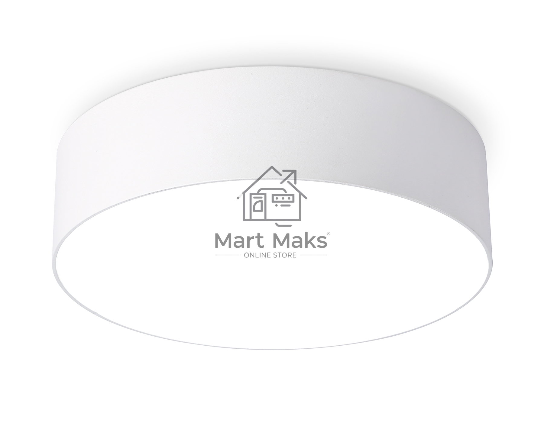 Потолочный светодиодный светильник Ambrella light FV5516 WH белый LED 18W 4200K D160*58 (Без ПДУ)