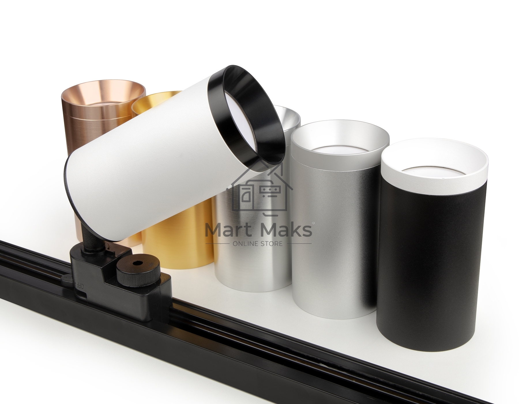 Светильник Ambrella light XT6322061 SWH/PBK белый песок/черный полированный MR16 GU5.3 (A2520, C6322, N6131)
