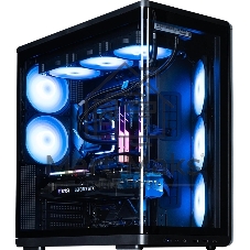 Компьютерный корпус ZALMAN MidTower P60 black (ATX, без БП, 2xUSB 3.0+USB Type C, 5x120мм ARGb) (Zalman P60 Black)