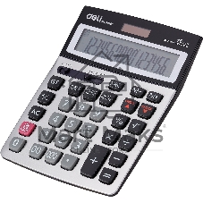 Калькулятор бухгалтерский Deli E39265 серый 16-разр.