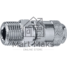 Переходник 1/2″M - рапид муфта ЗУБР Профессионал