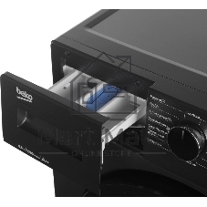 Стиральная машина Beko WSPE 6H612A черный, загрузка фронтальная 6,5 кг, 1200 об/мин., класс: А++