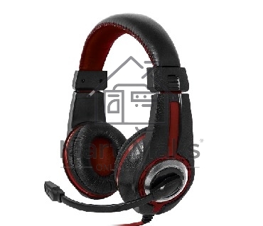 Наушники DEFENDER Warhead G-185 черный + красный, кабель 2 м 