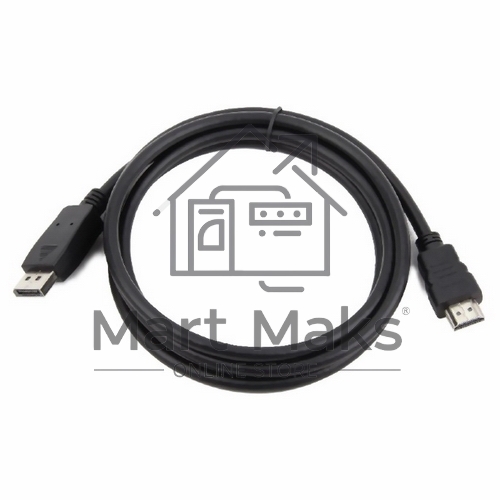 Кабель DisplayPort-HDMI Gembird/Cablexpert 3м, 20M/19M, черный, экран, пакет(CC-DP-HDMI-3M)