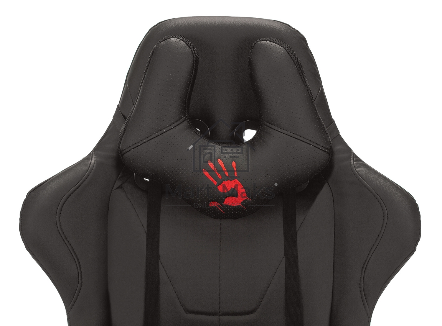 Кресло игровое A4Tech Bloody GC-500, черный, эко.кожа, крестовина пластик
