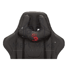 Кресло игровое A4Tech Bloody GC-500, черный, эко.кожа, крестовина пластик