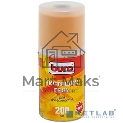 Чистящий набор (салфетки + гель) Buro BU-Gsurface (салфетка и гель) для поверхностей 200мл