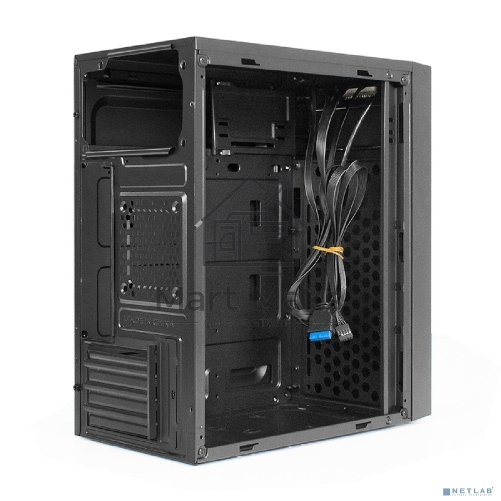 Компьютерный корпус Minitower ExeGate BAA-114U2 (mATX, без БП, 1*USB+2*USB3.0, аудио, черный)