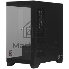 Компьютерный корпус Bloody BD-CC103 черный без БП mATX 7x120мм 1xUSB 2.0 1xUSB 3.0 audio bott PSU