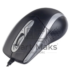 Мышь проводная Perfeo TOUR черный/серебристый, 1000 dpi, USB, кнопки - 3
