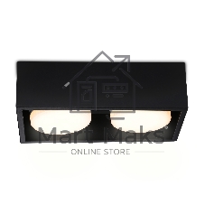 Светильник накладной TN70829/2 BK черный GX53/2 max 12W 200*100*60