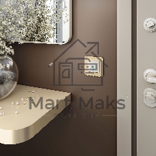 Рамка на 1 пост Elite (айвори, стекло) W0012443