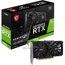 Видеокарта MSI RTX 3050 VENTUS 2X E 6G OC NVIDIA RTX 3050 6Gb, GDDR6, PCI-E 4.0, HDMIx2 DPx1 HDCP