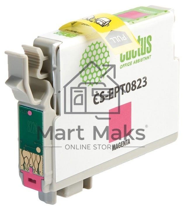 Картридж струйный Cactus CS-EPT0823 (T0823) пурпурный (13,8 мл) для Epson Stylus Photo R270/290/RX590