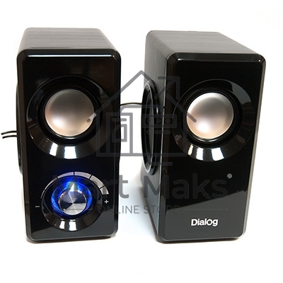 Колонки Dialog AST-25UP черный 2*3W RMS, активные
