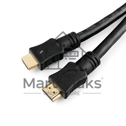 Кабель Cablexpert HDMI CC-HDMI4-15M, 19M/19M, v2.0, медь, позол.разъемы, экран, 15м, черный, пакет