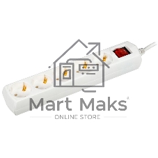 Сетевой фильтр IEK У05В WYP10-10-05-07-ZK-G, 7 м, 5 розеток, белый Сетевой фильтр IEK У05В WYP10-10-05-07-ZK-G, 7 м, 5 розеток, белый