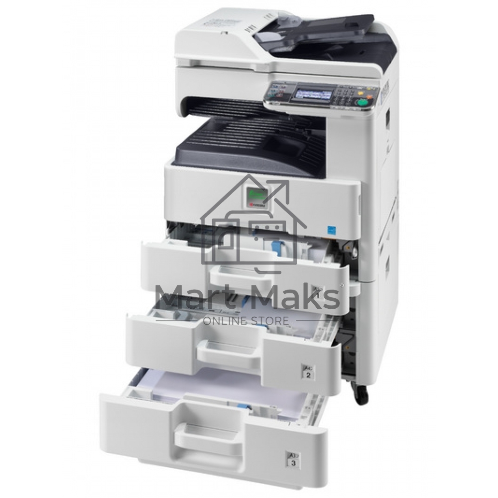 МФУ лазерный Kyocera Ecosys M4125idn (1102P23NL0), A3, ч/б, печ. до 25 стр/мин. (А4) до 12 стр/мин. (А3), скан. до 50 стр/мин., 1200 x 1200 dpi (печать) 600x600dpi (скан.), USB, RJ-45, NFC, Air Print, Mopria