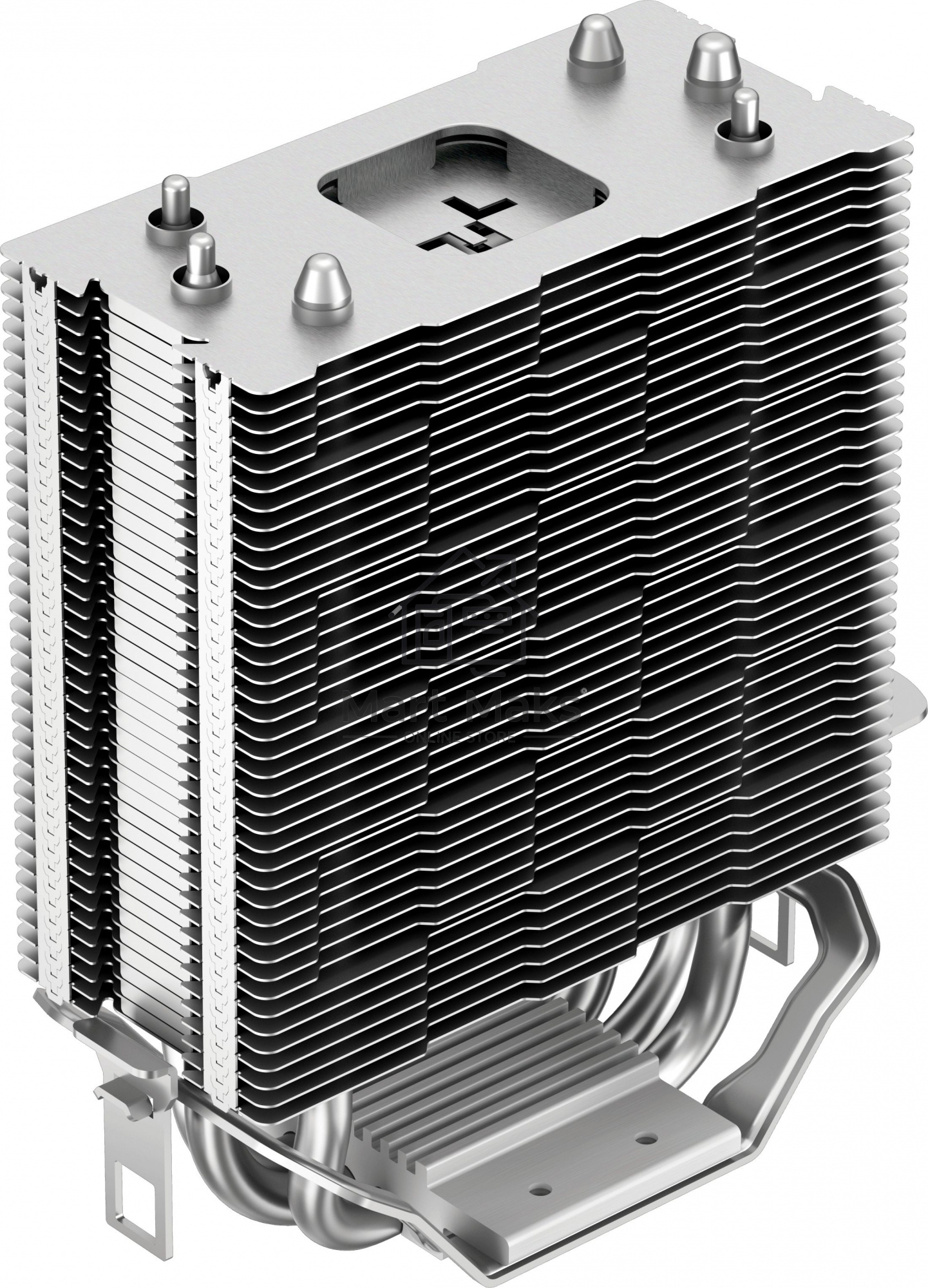 Кулер для процессора DEEPCOOL AG300 серебристый, 92 мм, алюминий/медь, 3050 об/мин, 30.5 дБ, 4 pin, 150 Вт, 129 мм