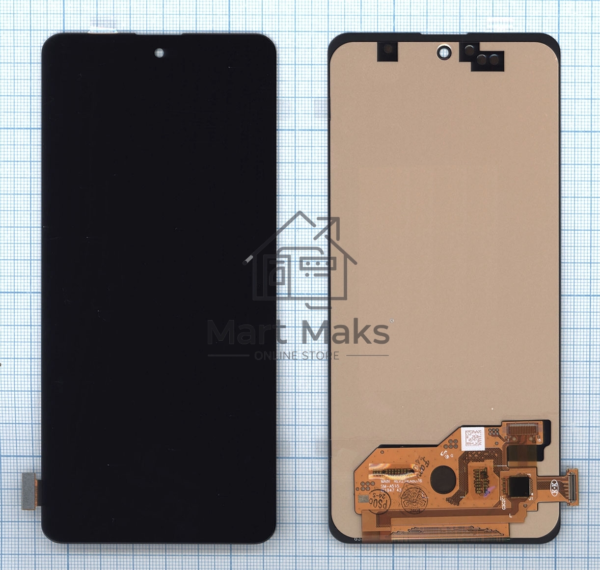 Дисплей (модуль) для Samsung Galaxy A51 SM-A515F в сборе с тачскрином (OLED small) черный