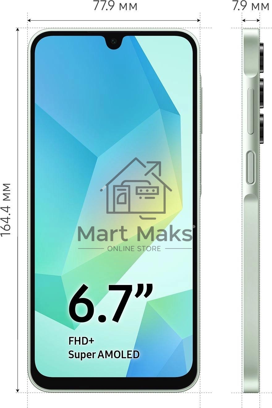 Смартфон Samsung Galaxy A16 8/256Gb светло зеленый