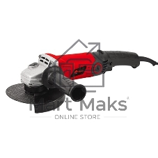 Машина шлифовальная угловая EDON AG-125/1000E черный/красный 14056 1000Вт, 125 мм