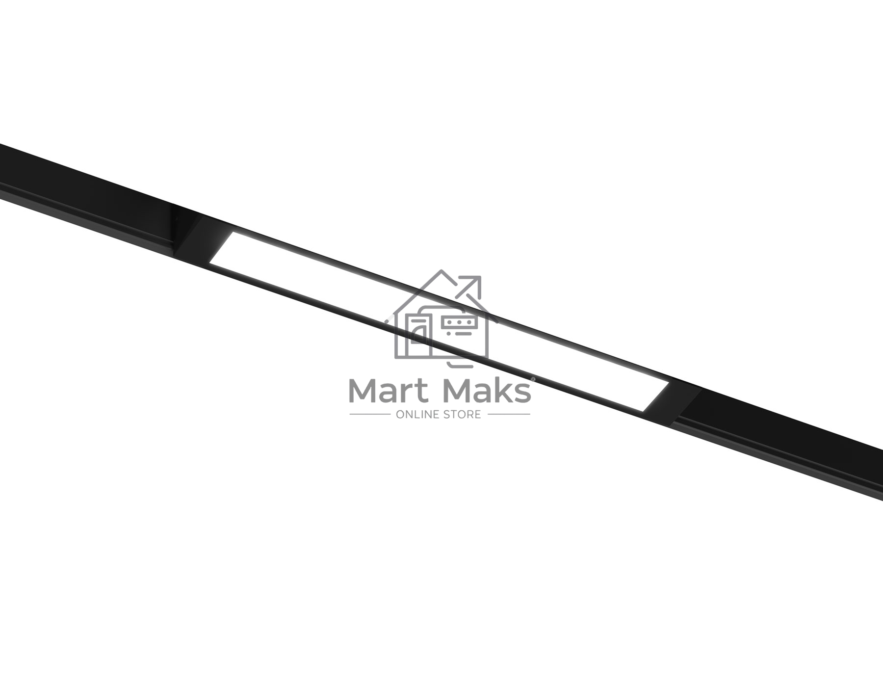 Трековый линейный светильник Ambrella light GL8035 BK черный IP20 9W 3000-6000K 220V 120° 220*25*41