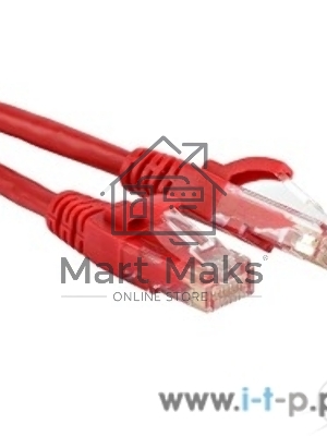 Патч-корд Hyperline U/­UTP, Cat.5е, LSZH, 1 м, красный 