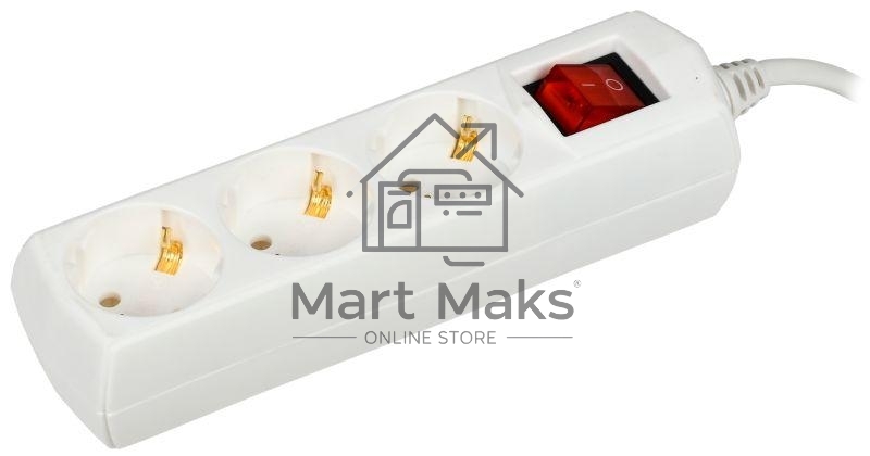 Удлинитель 3х7м с заземл. 10А 250В У03В GENERICA 2P+PE 3х1кв.мм IEK WYP10-10-03-07-ZK-G