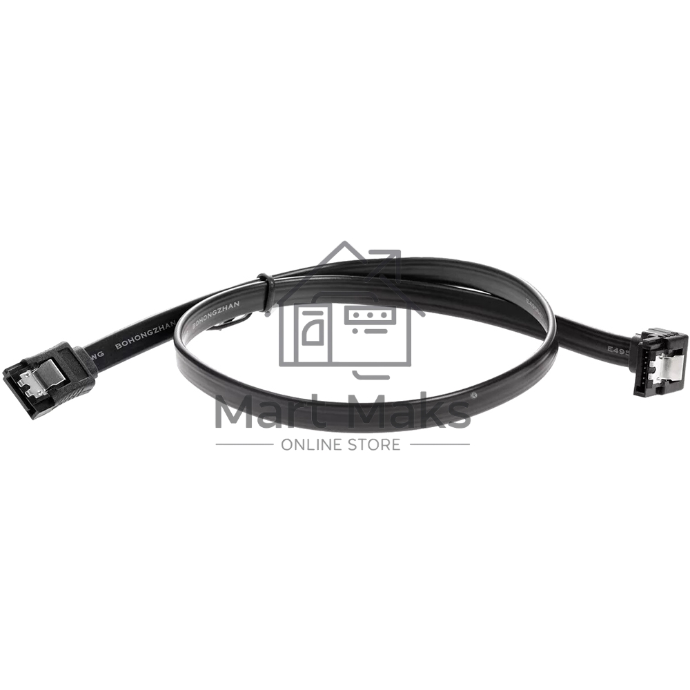 Кабель SATA M --SATA M 3.0V 7 pin угловой разъем Telecom 0.5m <TUS705-0.5M>