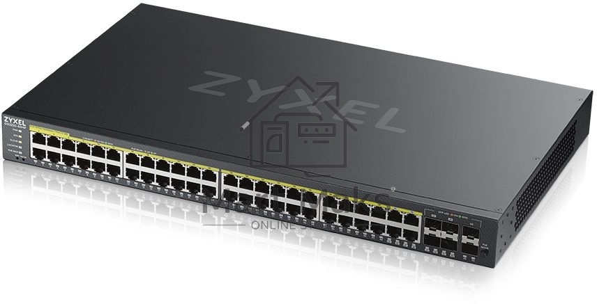 Гибридный L2 коммутатор PoE+ Zyxel NebulaFlex Pro GS2220-50HP, rack 19